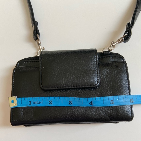 Buxton black wallet with strap - Picture 8 of 10